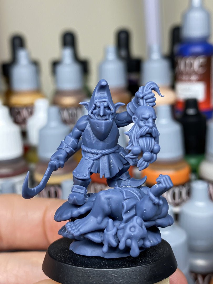 Swamp Goblin Leader - Goblin Tribes - Highlands Miniatures - Sigmarite Boutique