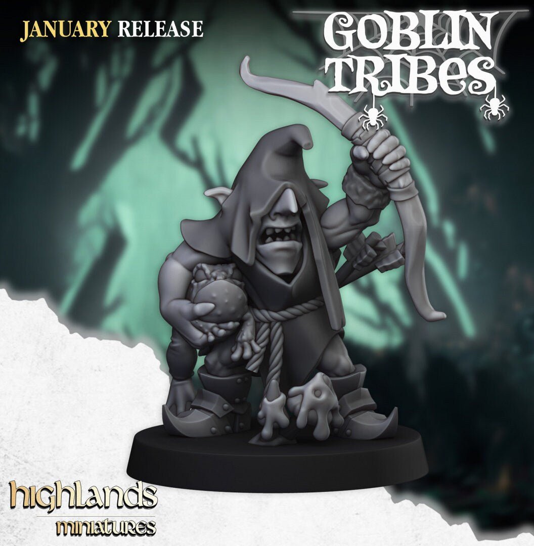Swamp Goblins with Bows - Goblin Tribes - Highlands Miniatures - Sigmarite Boutique
