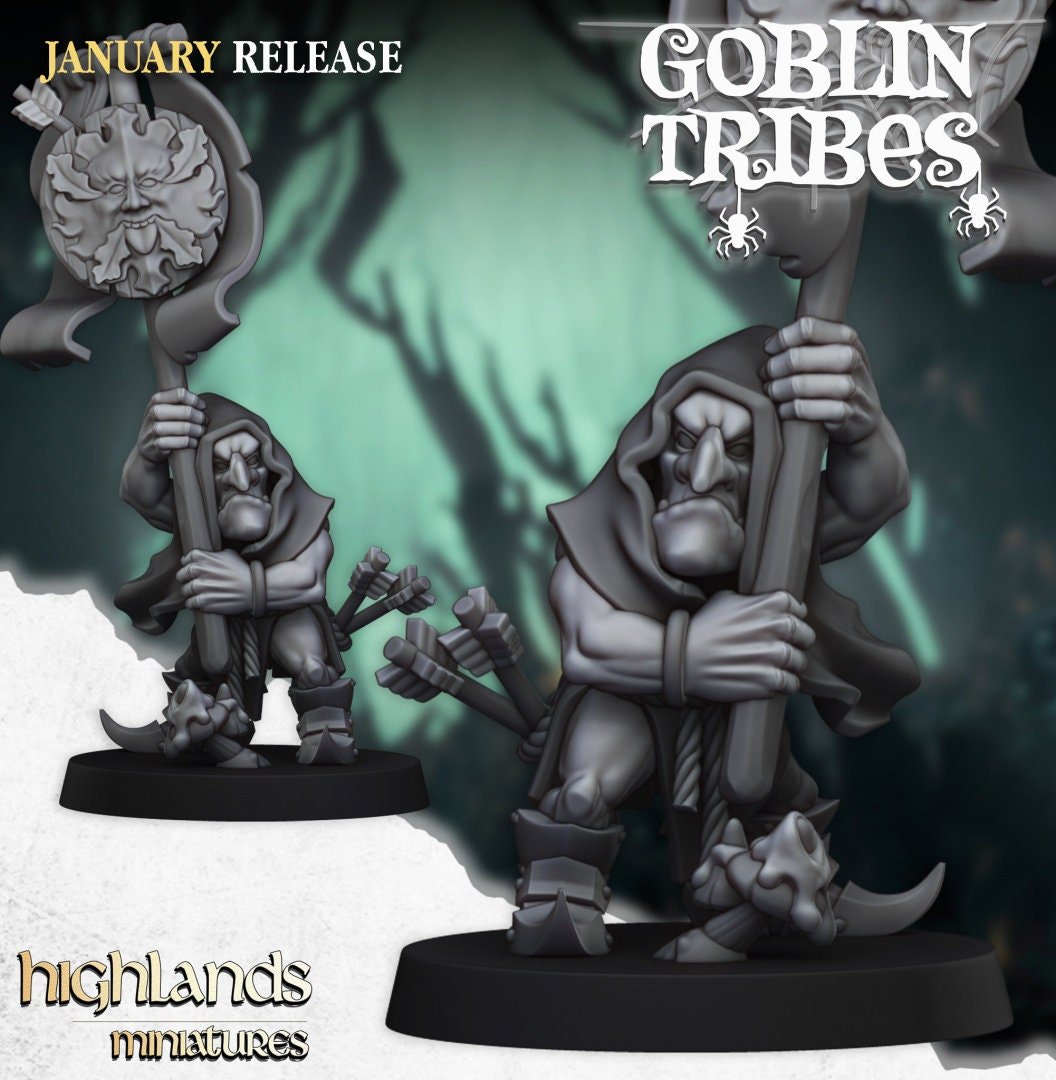 Swamp Goblins with Bows - Goblin Tribes - Highlands Miniatures - Sigmarite Boutique
