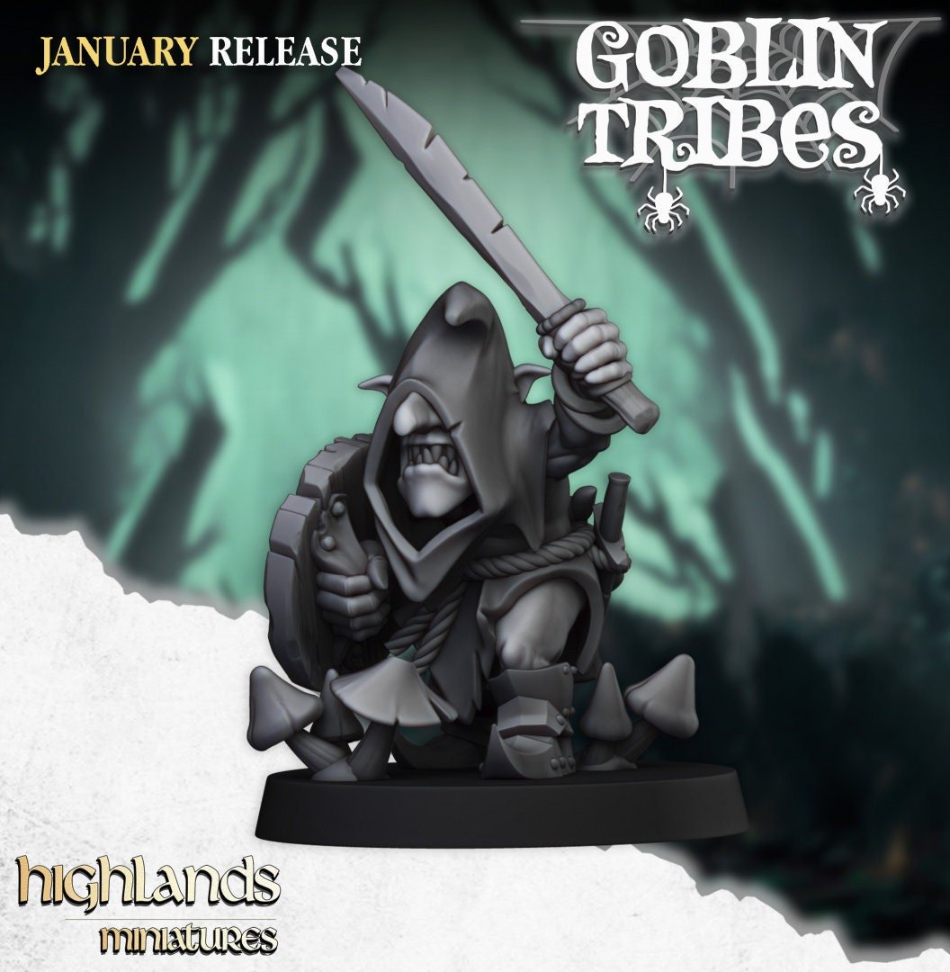 Swamp Goblins with Hand Weapons - Goblin Tribes - Highlands Miniatures - Sigmarite Boutique