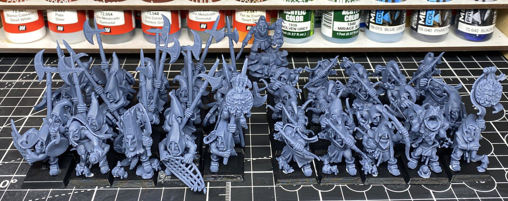 Swamp Goblins with Hand Weapons - Goblin Tribes - Highlands Miniatures - Sigmarite Boutique