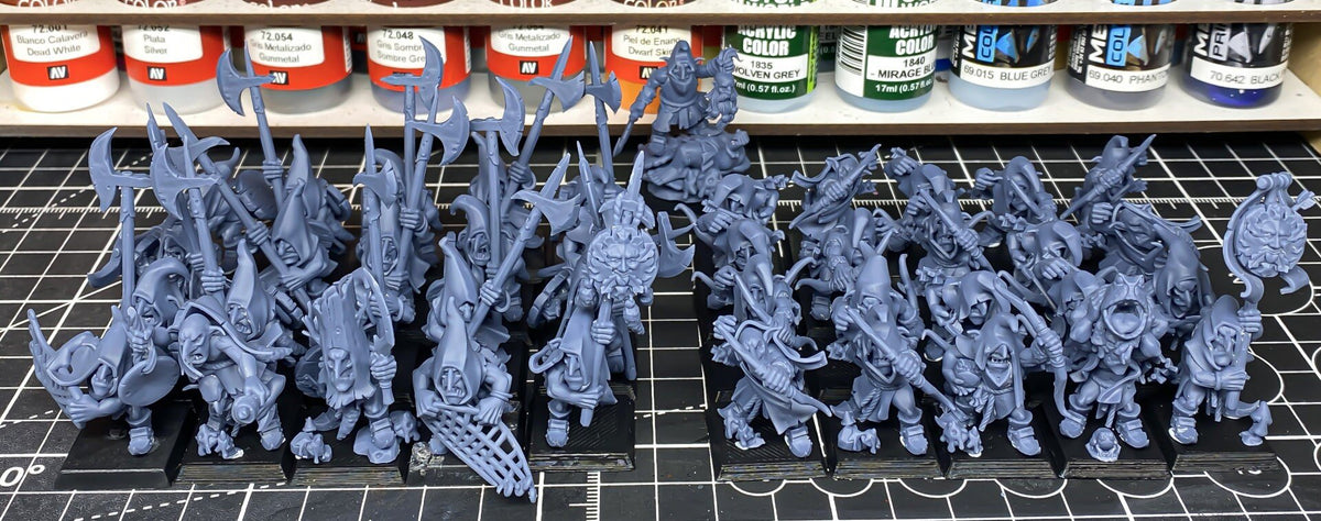 Swamp Goblins with Hand Weapons - Goblin Tribes - Highlands Miniatures - Sigmarite Boutique