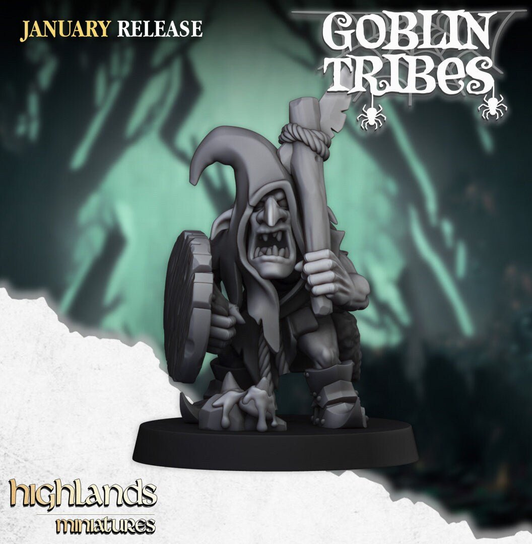 Swamp Goblins with Hand Weapons - Goblin Tribes - Highlands Miniatures - Sigmarite Boutique