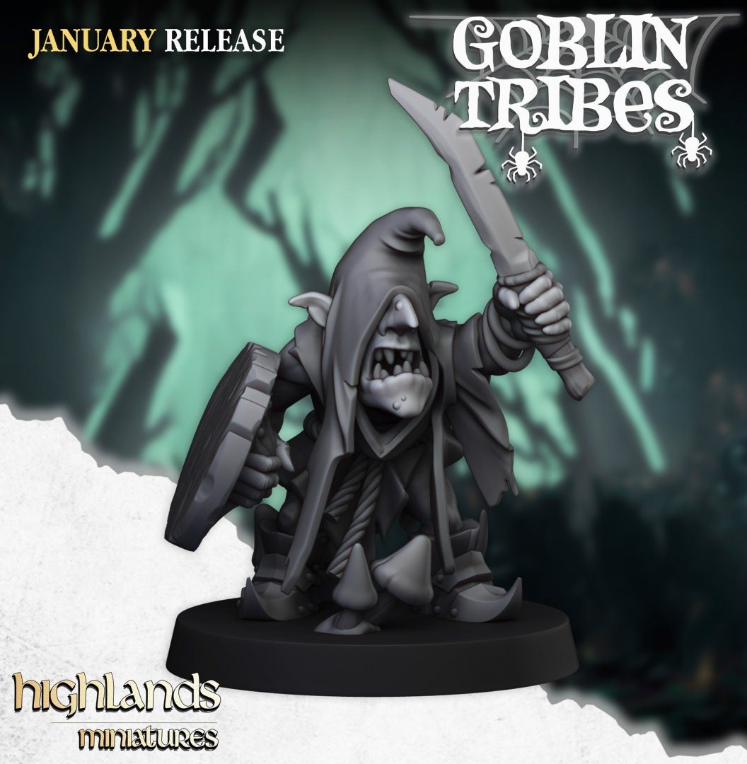 Swamp Goblins with Hand Weapons - Goblin Tribes - Highlands Miniatures - Sigmarite Boutique