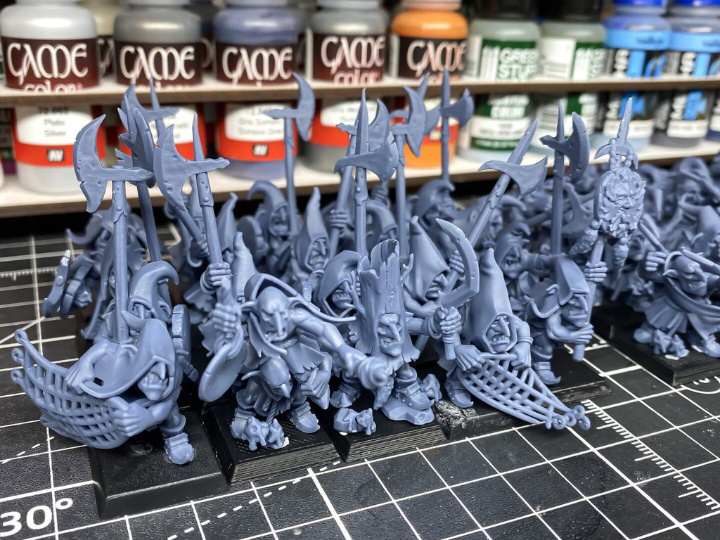 Swamp Goblins with Pikes - Goblin Tribes - Highlands Miniatures - Sigmarite Boutique