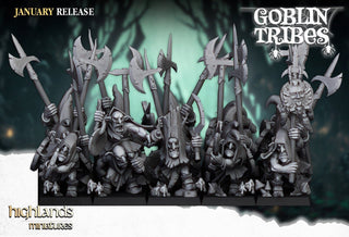 Swamp Goblins with Pikes - Goblin Tribes - Highlands Miniatures - Sigmarite Boutique