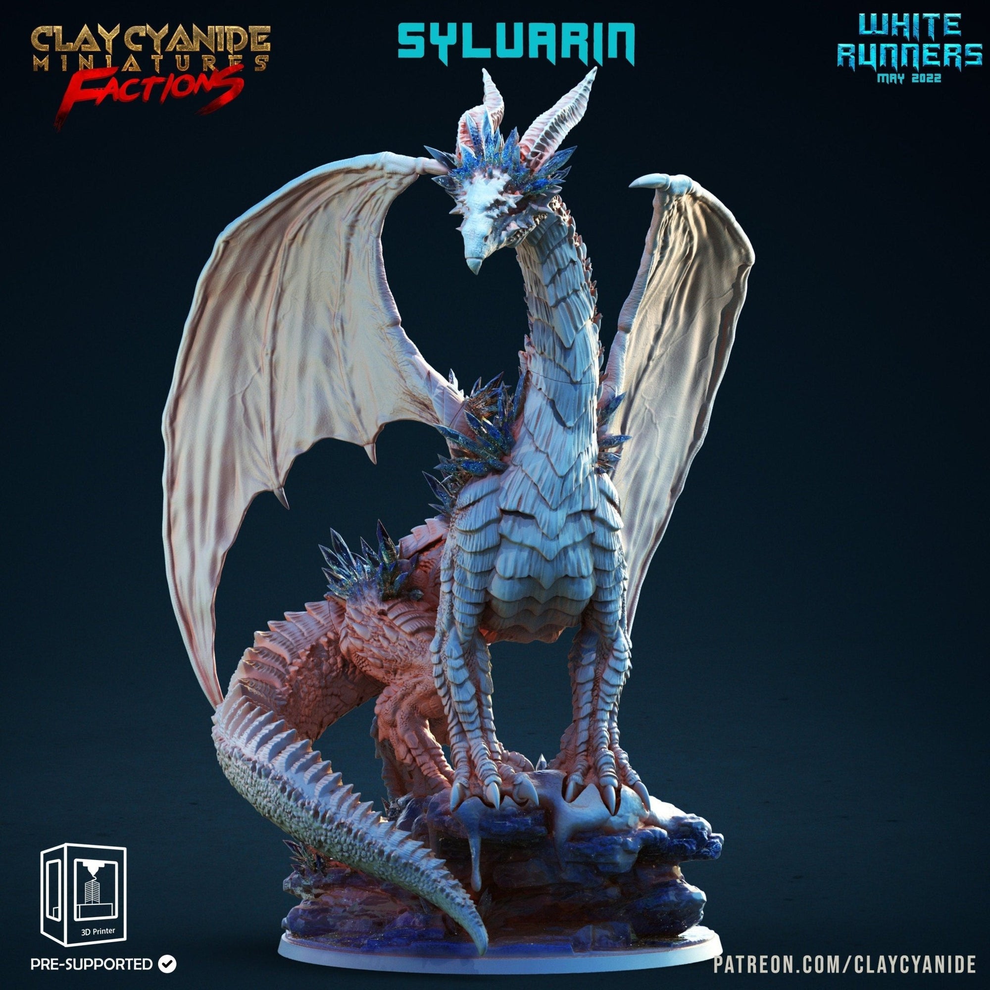 Sylvarin - White Runners - Clay Cyanide - Sigmarite Boutique