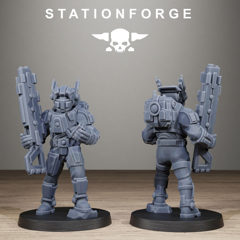 Tarion Assault Squad - Elite Strike Team Resin Miniatures for Sci-Fi Soldier Wargaming - Stationforge - Sigmarite Boutique