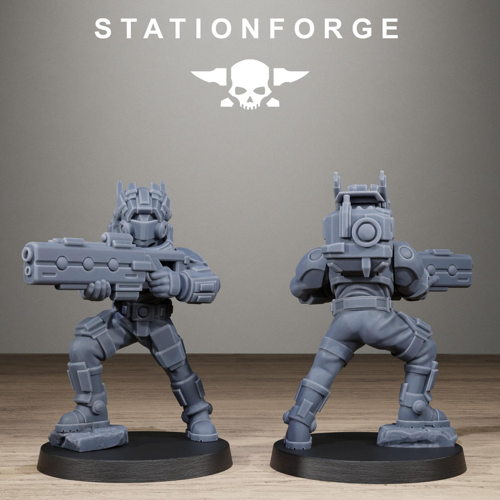 Tarion Assault Squad - Elite Strike Team Resin Miniatures for Sci-Fi Soldier Wargaming - Stationforge - Sigmarite Boutique