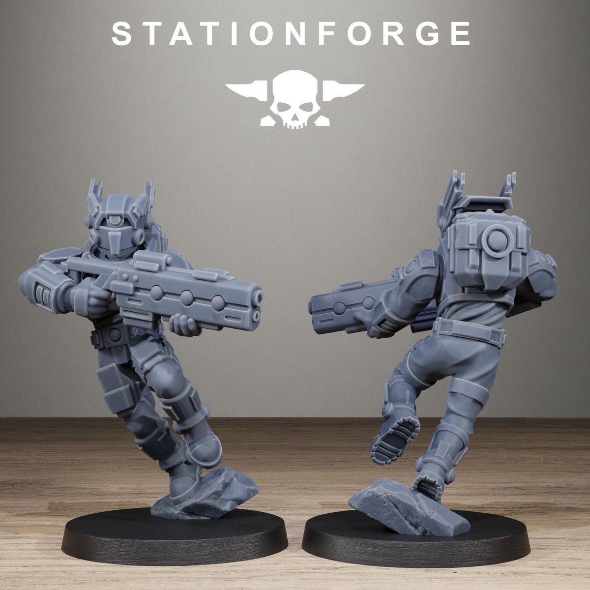 Tarion Assault Squad - Elite Strike Team Resin Miniatures for Sci-Fi Soldier Wargaming - Stationforge - Sigmarite Boutique