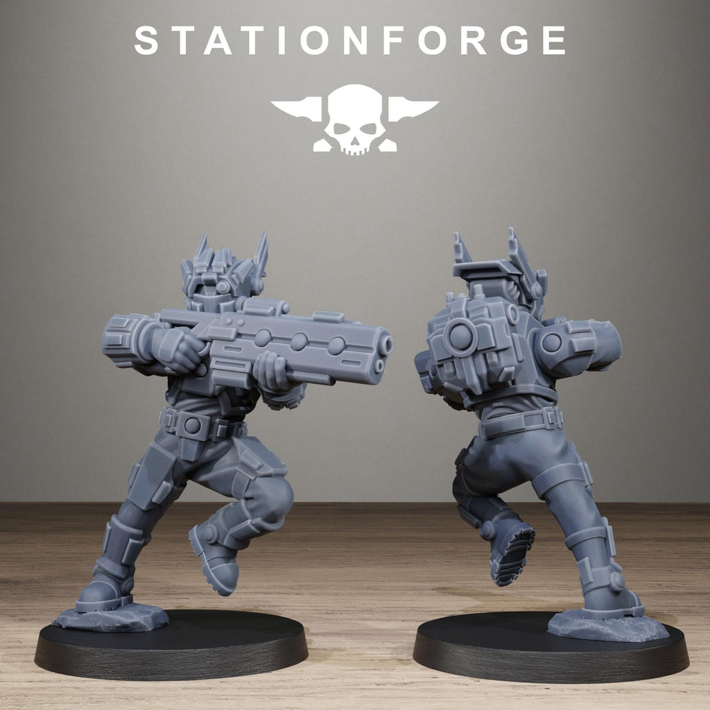 Tarion Assault Squad - Elite Strike Team Resin Miniatures for Sci-Fi Soldier Wargaming - Stationforge - Sigmarite Boutique