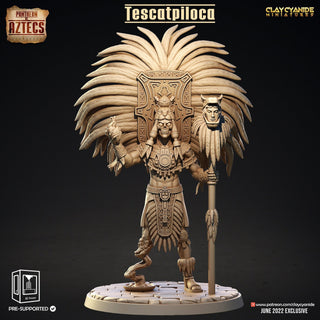 Tescatlipoca - Pantheon of the Aztecs - Clay Cyanide - Sigmarite Boutique
