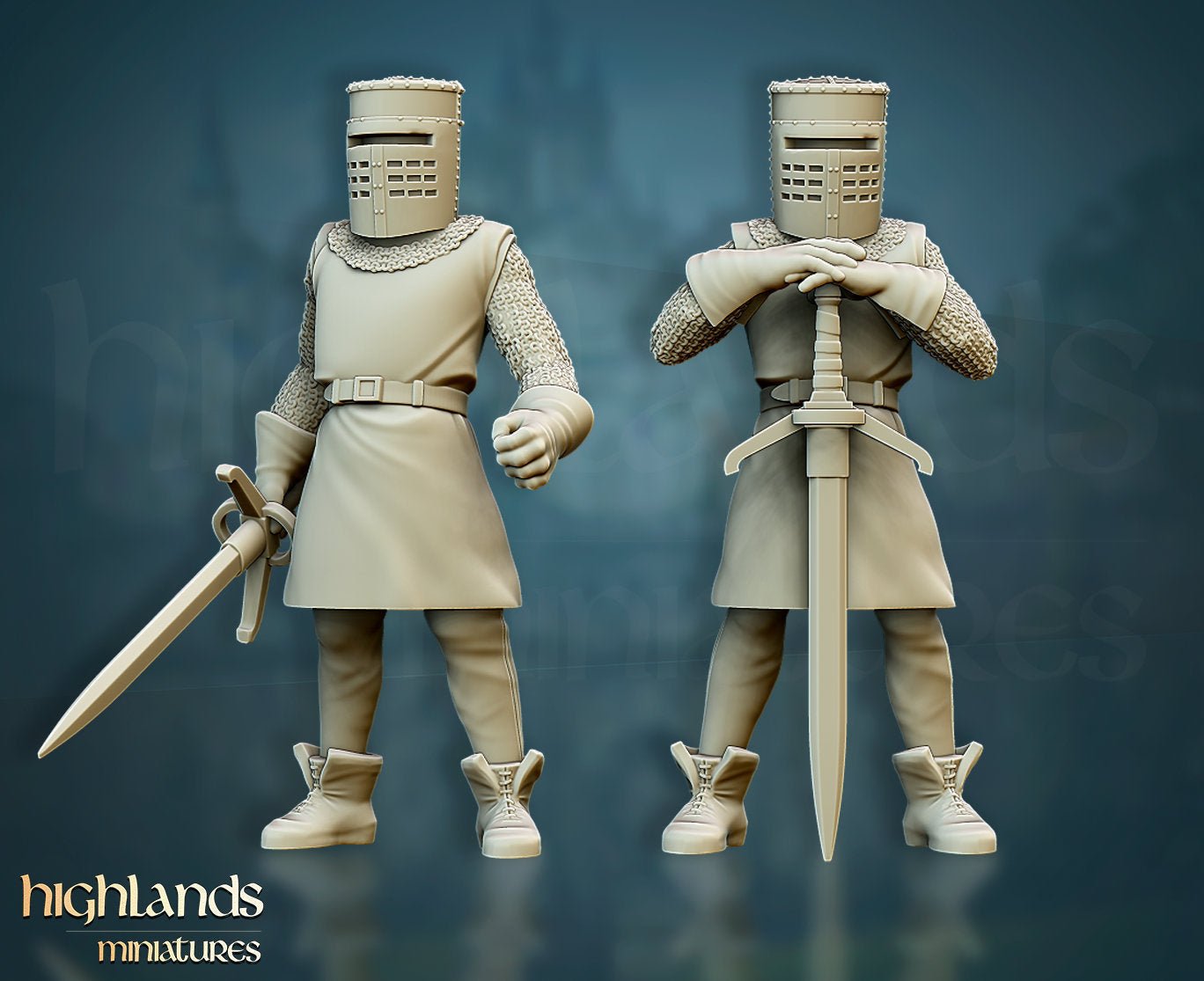 The Black Knight - Highlands Miniatures - Sigmarite Boutique