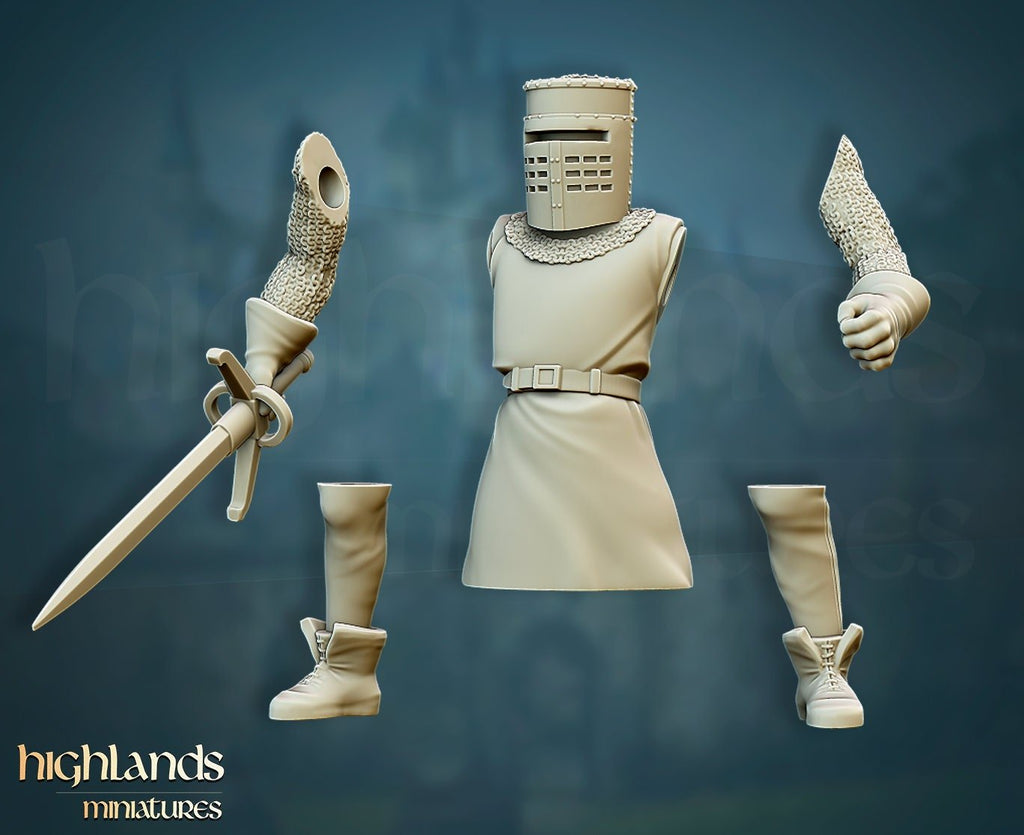 The Black Knight - Highlands Miniatures - Sigmarite Boutique