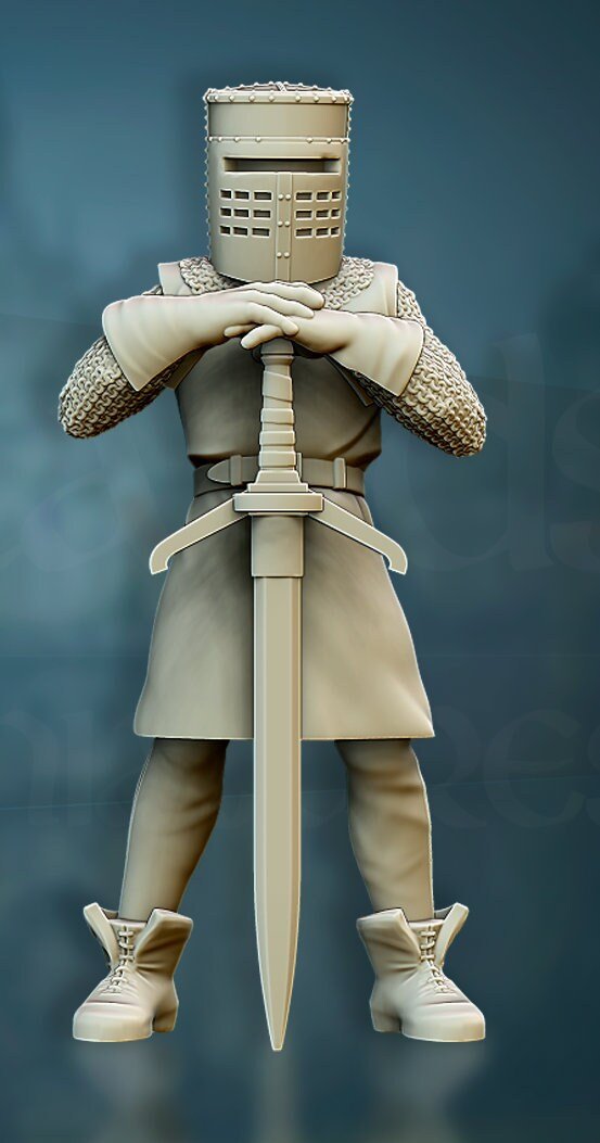 The Black Knight - Highlands Miniatures - Sigmarite Boutique