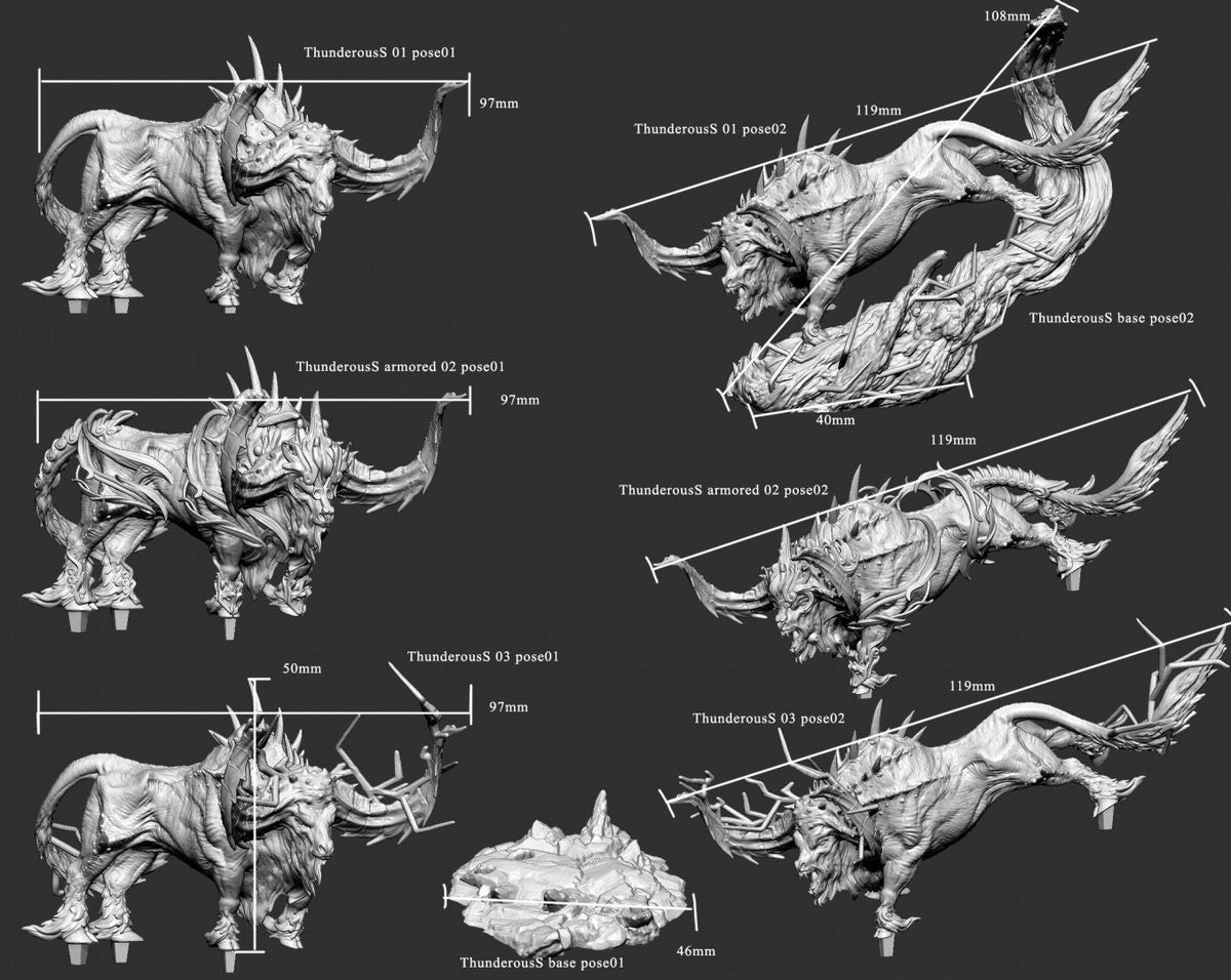 Thunderous Stampede - Dynasty of the Wild - Mini Monster Mayhem - Sigmarite Boutique