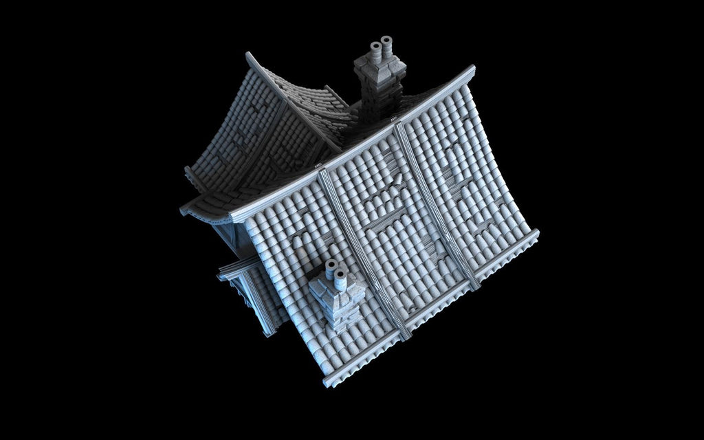 Tombstone Residence - Multi-Level 28mm Fantasy Terrain with Playable Interior - Sigmarite Boutique