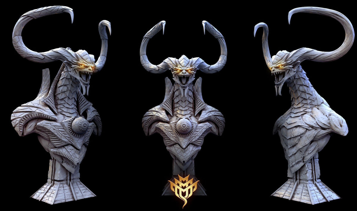 Torment Embodied Bust - Wrath of Apophis - Mini Monster Mayhem - Sigmarite Boutique