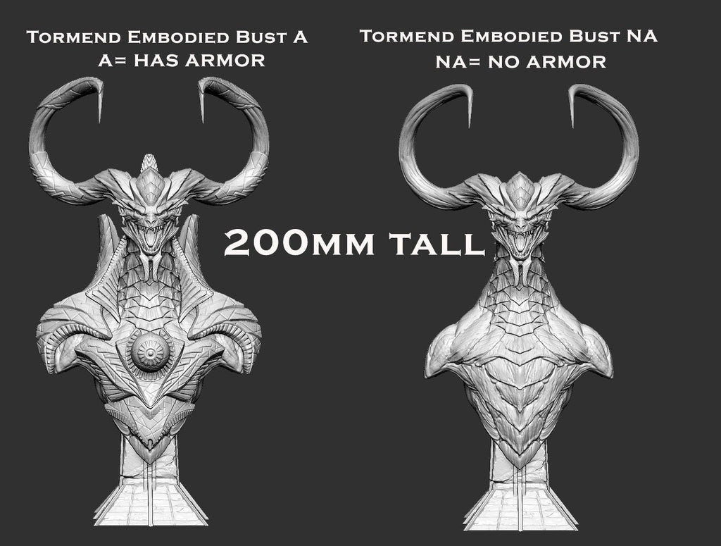 Torment Embodied Bust - Wrath of Apophis - Mini Monster Mayhem - Sigmarite Boutique