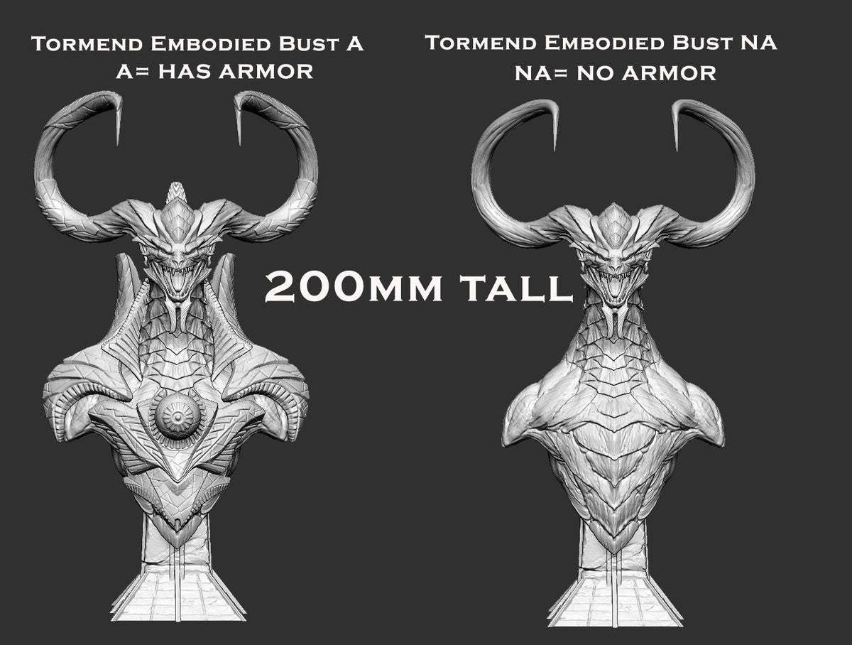 Torment Embodied Bust - Wrath of Apophis - Mini Monster Mayhem - Sigmarite Boutique