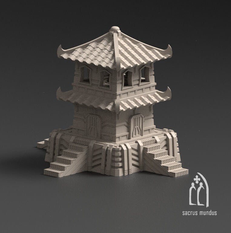 Tower - Lontan, the Commercial Haven - Sacrus Mundus Designs - Sigmarite Boutique