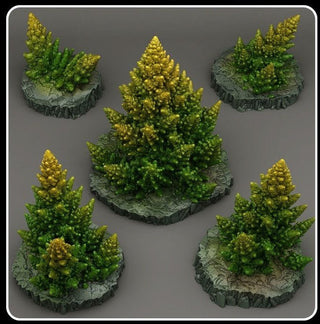 Toxic Alien Pines - Fantastic Plants and Rocks - Print Your Monsters - Sigmarite Boutique