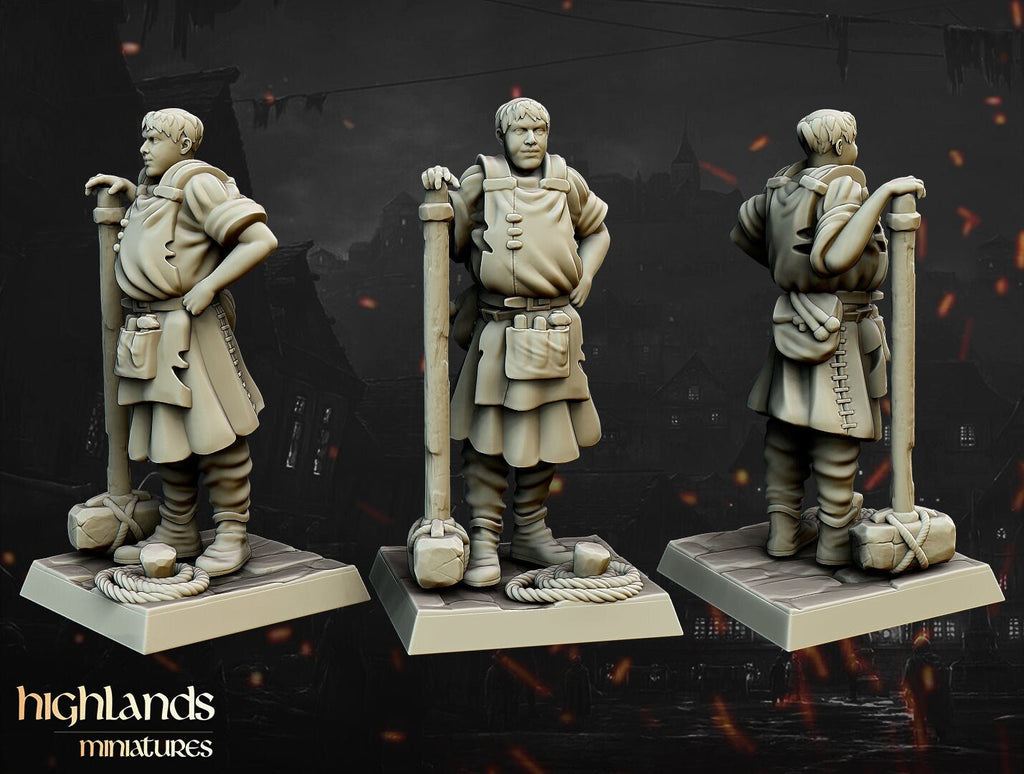Trebuchet and Crew - Highlands Miniatures - Sigmarite Boutique