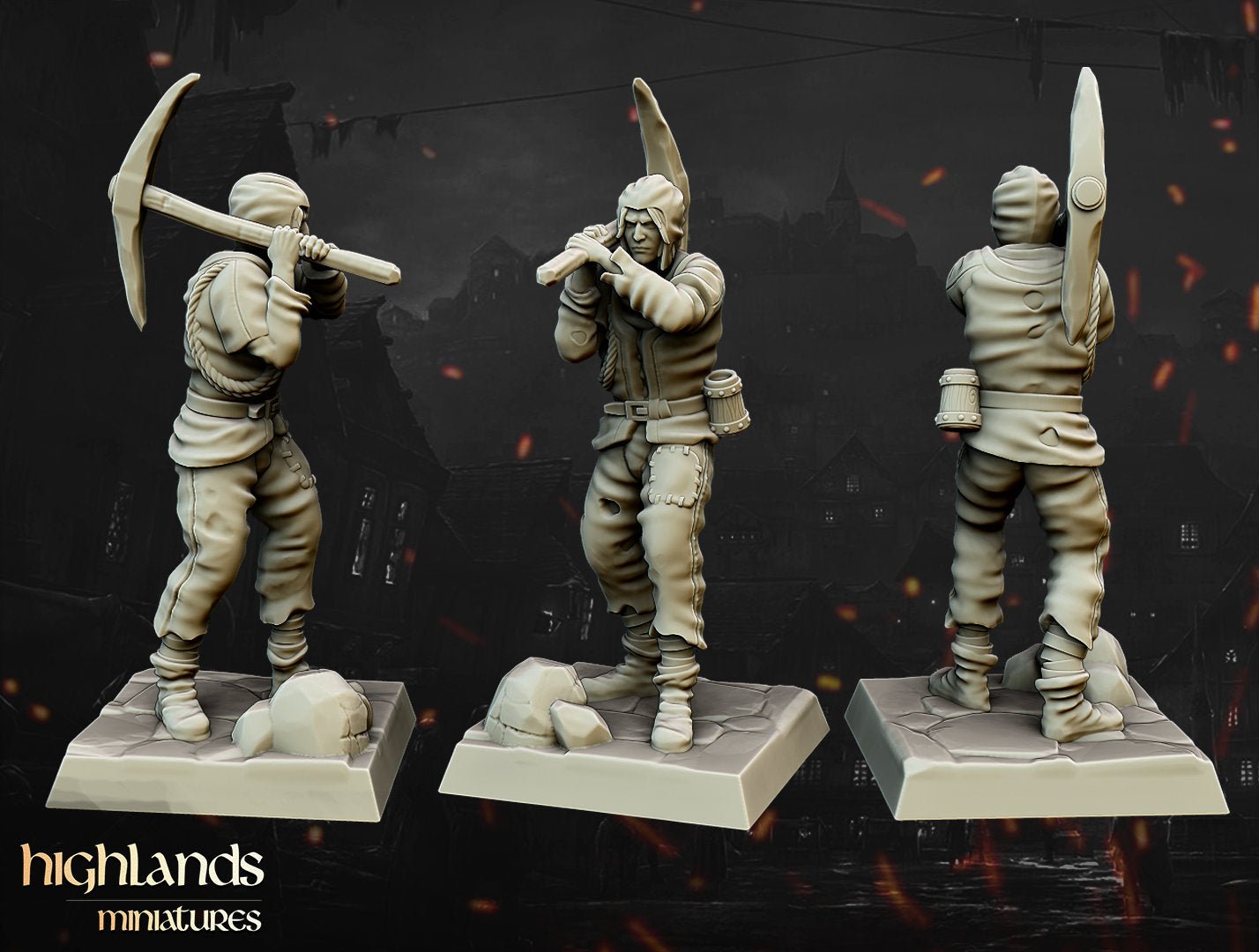 Trebuchet and Crew - Highlands Miniatures - Sigmarite Boutique