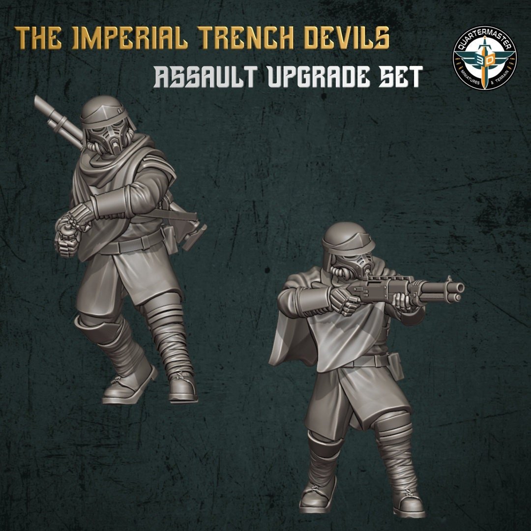 Trench Devils Assault Squad - Quartermaster 3D - Sigmarite Boutique