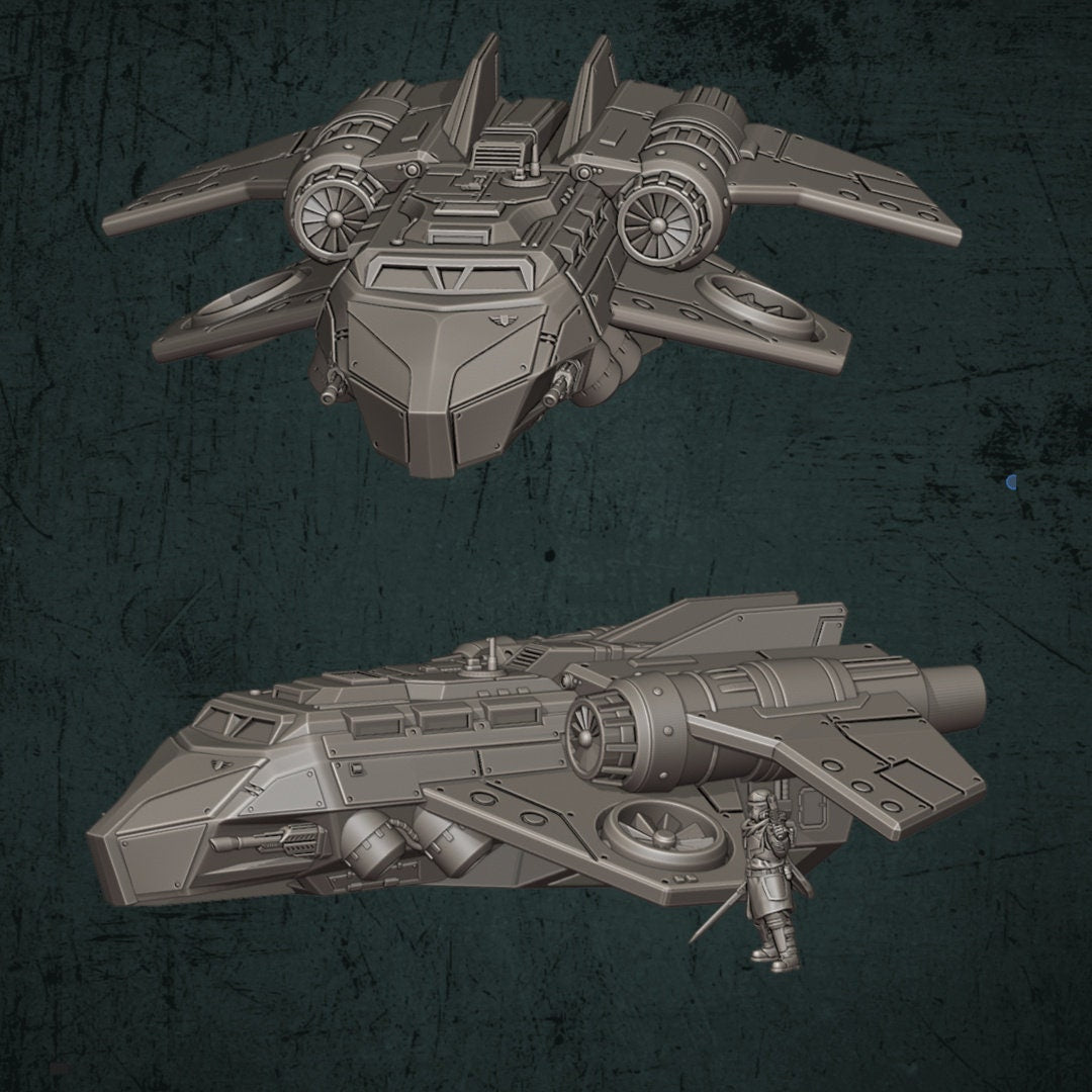 Trench Devils Avros Light Shuttle - Quartermaster 3D - Sigmarite Boutique