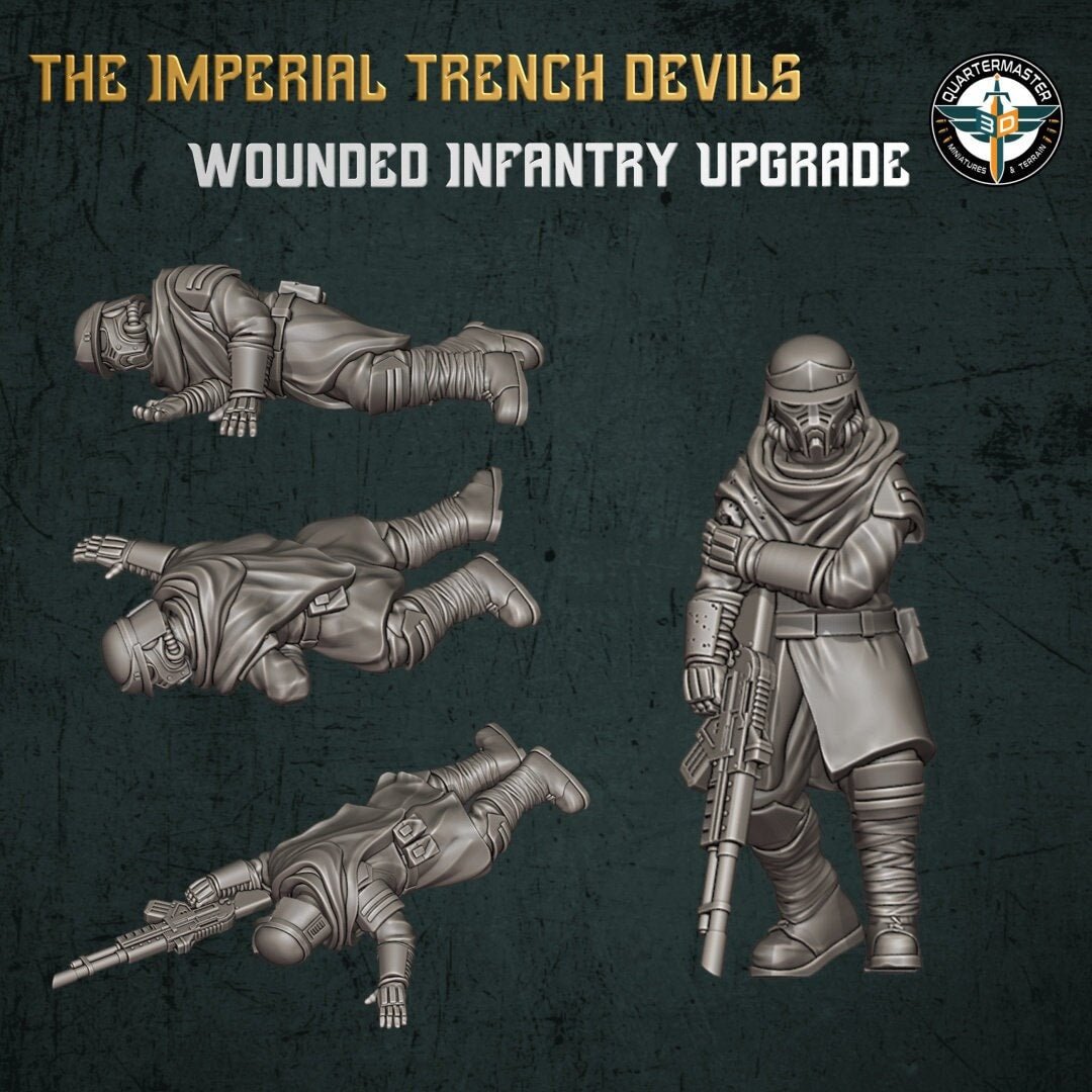 Trench Devils Casualties - Quartermaster 3D - Sigmarite Boutique
