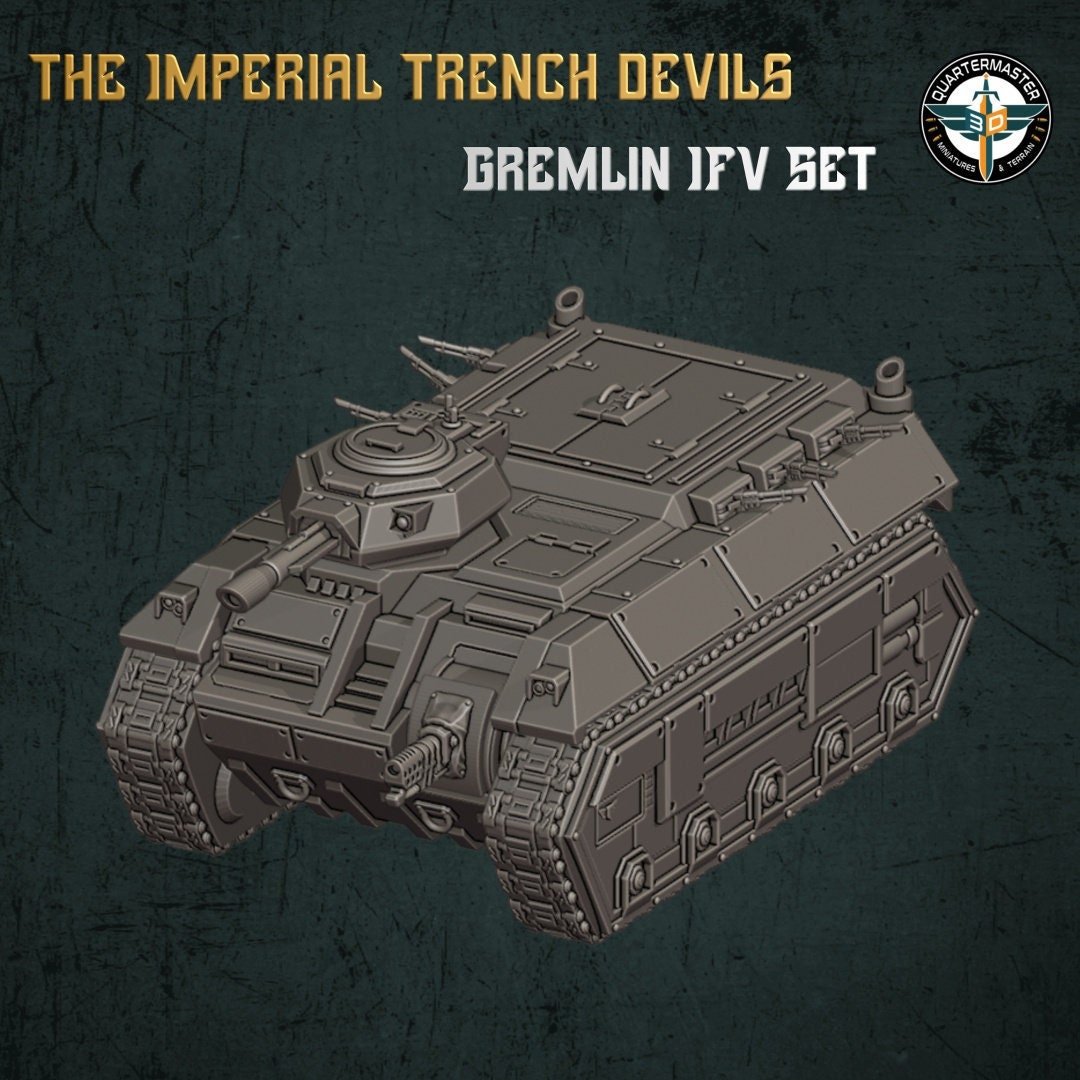 Trench Devils Gremlin IFV - Quartermaster 3D - Sigmarite Boutique