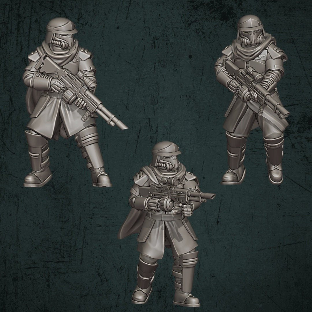 Trench Devils Grenadier Squad - Quartermaster 3D - Sigmarite Boutique