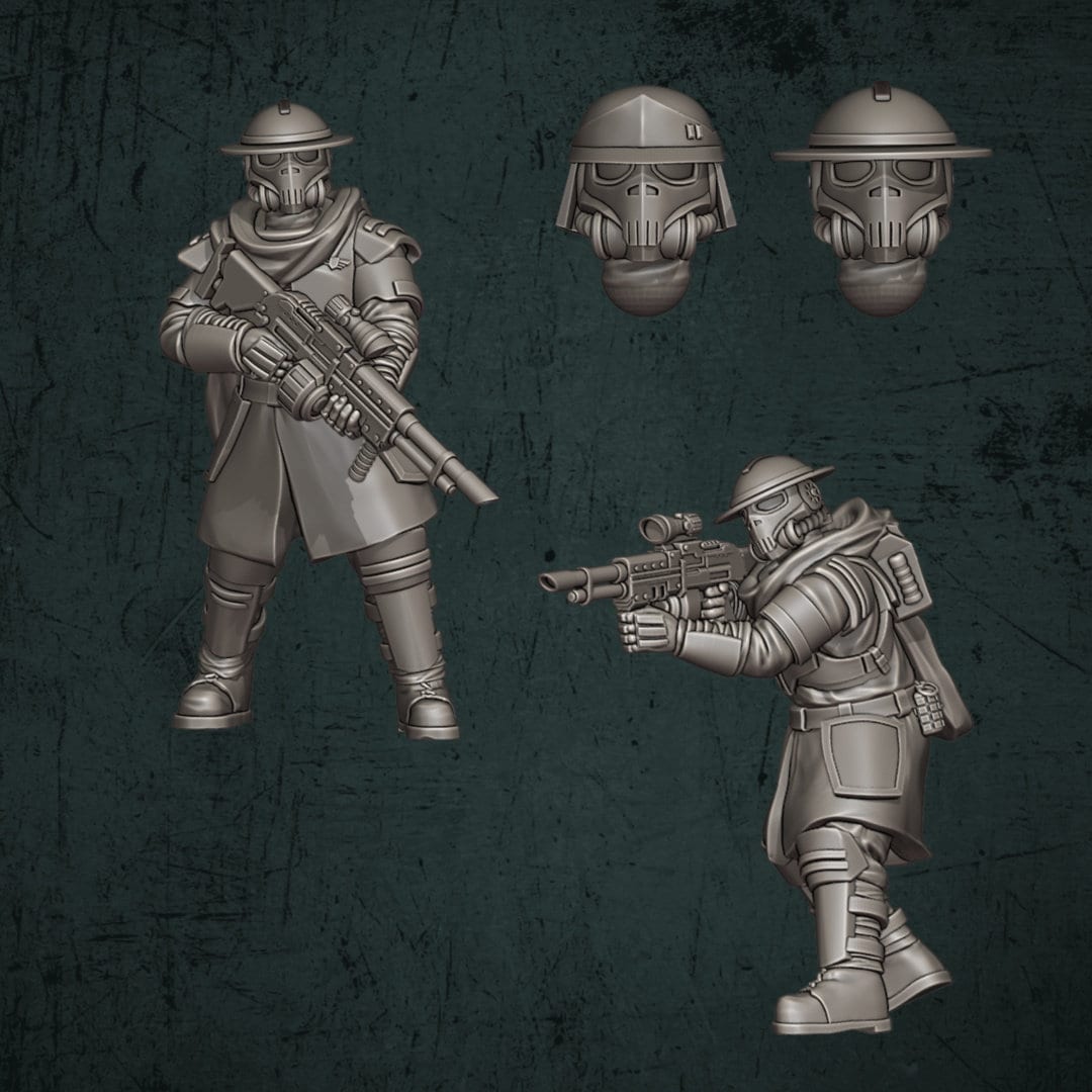 Trench Devils Grenadier Squad - Quartermaster 3D - Sigmarite Boutique