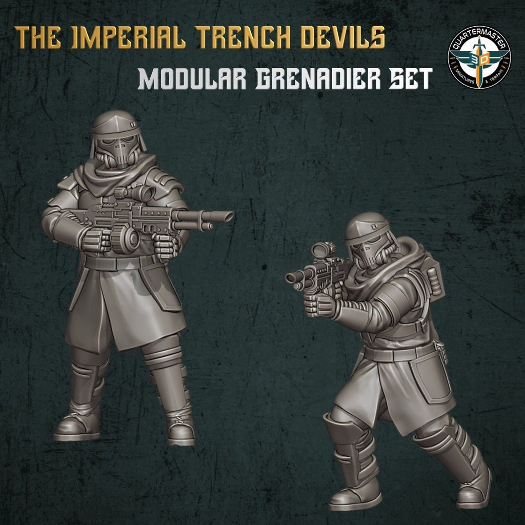 Trench Devils Grenadier Squad - Quartermaster 3D - Sigmarite Boutique