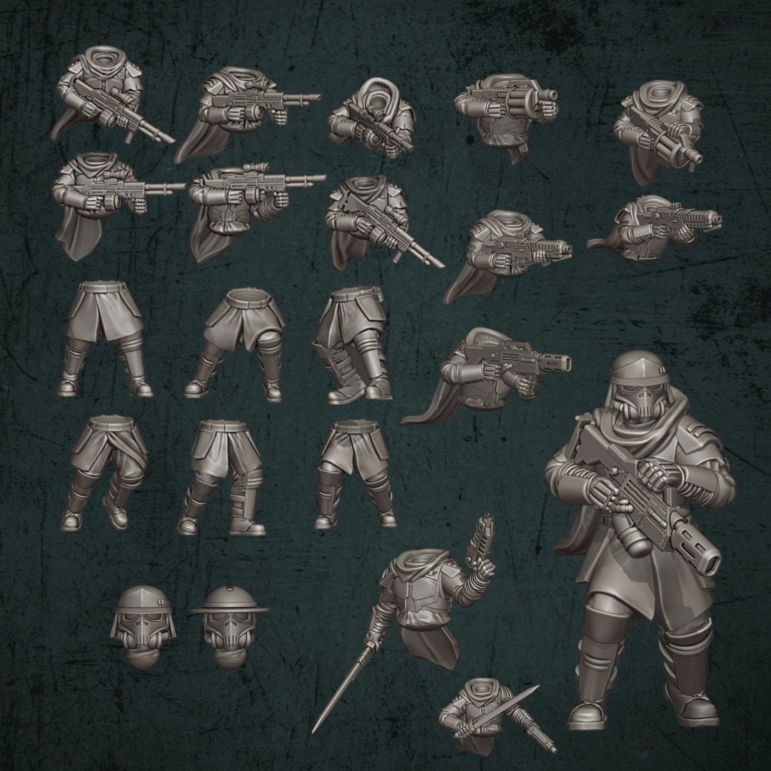 Trench Devils Grenadier Squad - Quartermaster 3D - Sigmarite Boutique