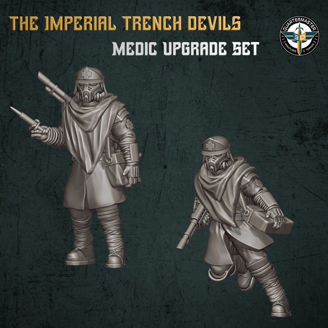 Trench Devils Medics - Quartermaster 3D - Sigmarite Boutique