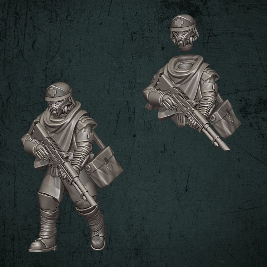 Trench Devils Medics - Quartermaster 3D - Sigmarite Boutique