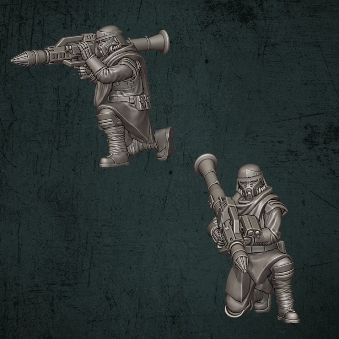 Trench Devils Missile Launcher Team - Quartermaster 3D - Sigmarite Boutique