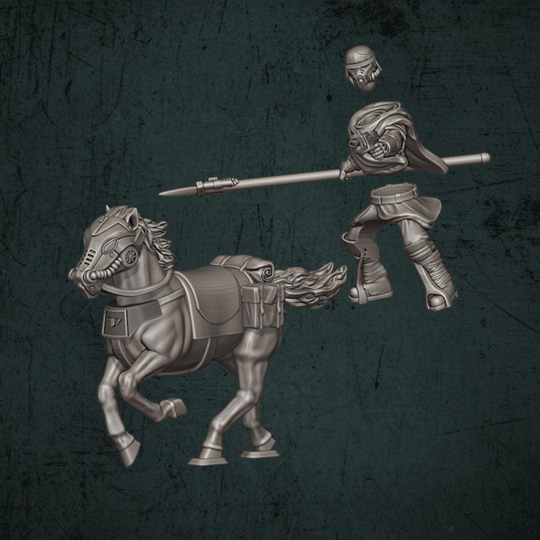 Trench Devils Modular Cavalry - Quartermaster 3D - Sigmarite Boutique
