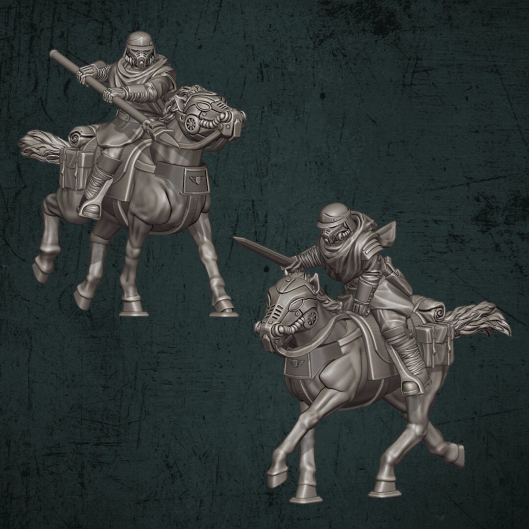 Trench Devils Modular Cavalry - Quartermaster 3D - Sigmarite Boutique