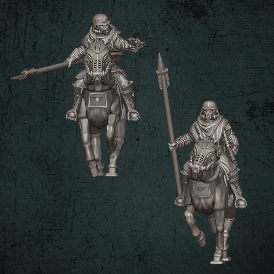 Trench Devils Modular Cavalry - Quartermaster 3D - Sigmarite Boutique