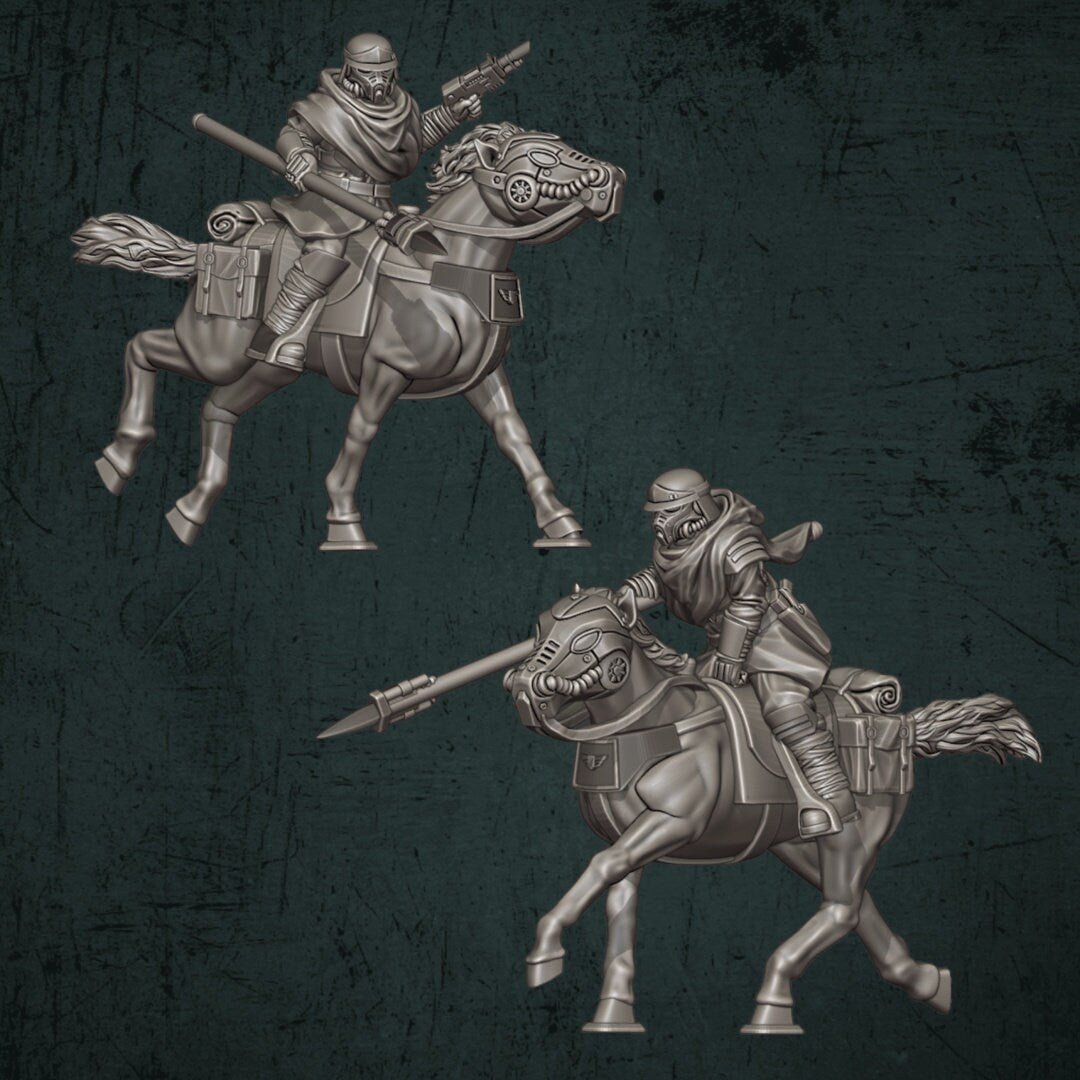 Trench Devils Modular Cavalry - Quartermaster 3D - Sigmarite Boutique