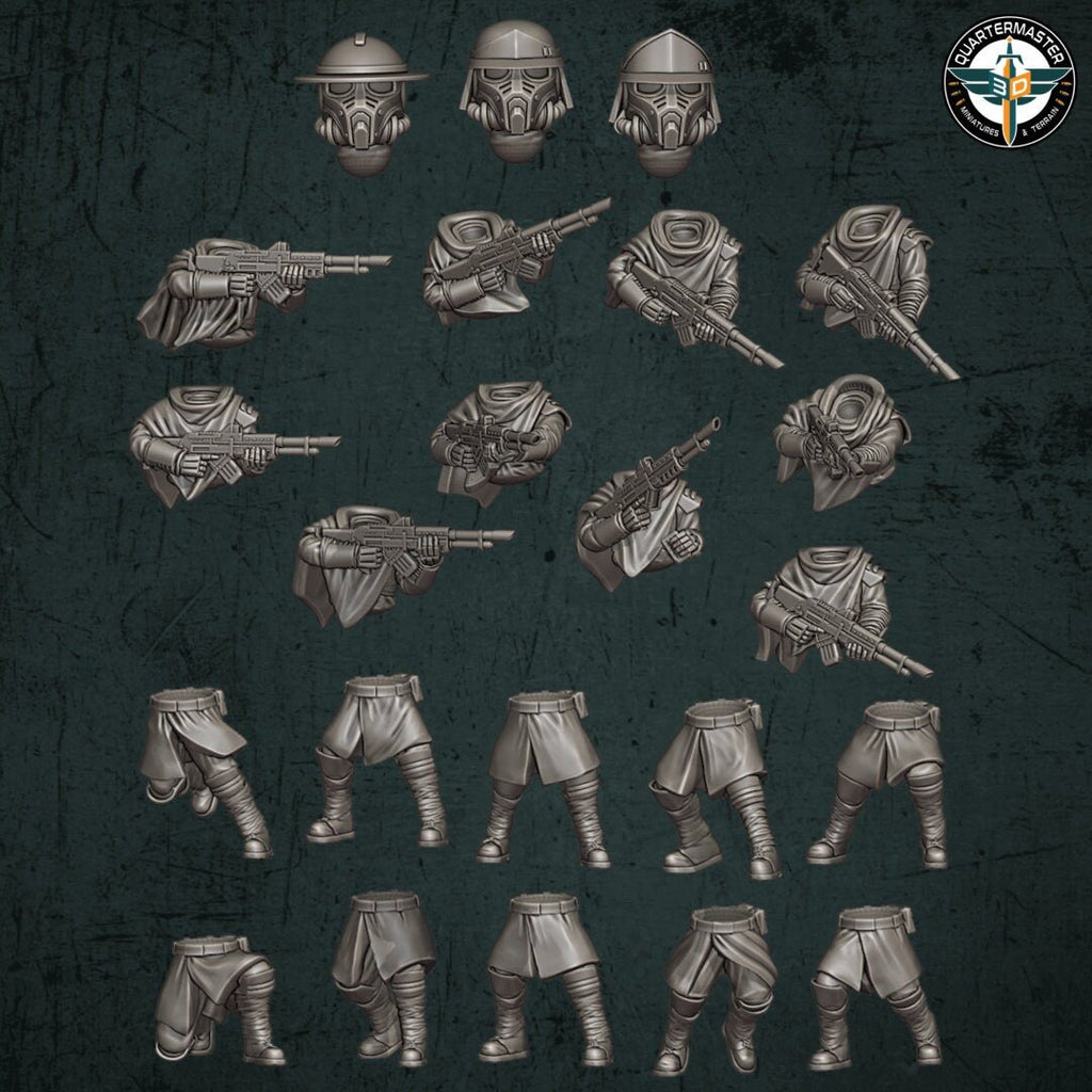 Trench Devils Modular Infantry - Quartermaster 3D - Sigmarite Boutique