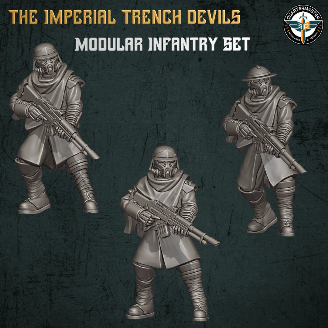 Trench Devils Modular Infantry - Quartermaster 3D - Sigmarite Boutique