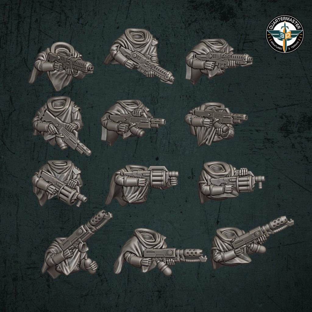 Trench Devils Modular Special Weapons - Quartermaster 3D - Sigmarite Boutique