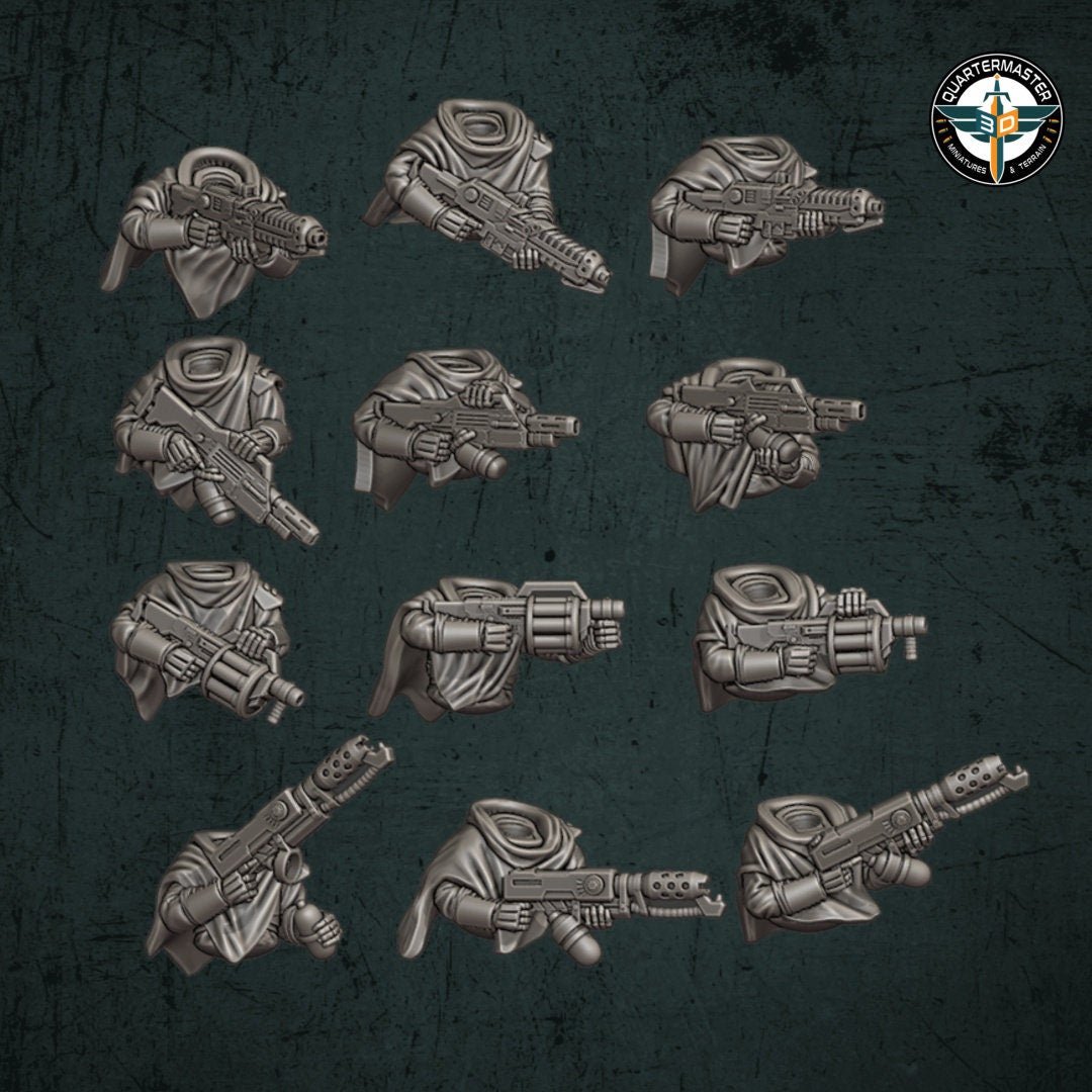 Trench Devils Modular Special Weapons - Quartermaster 3D - Sigmarite Boutique