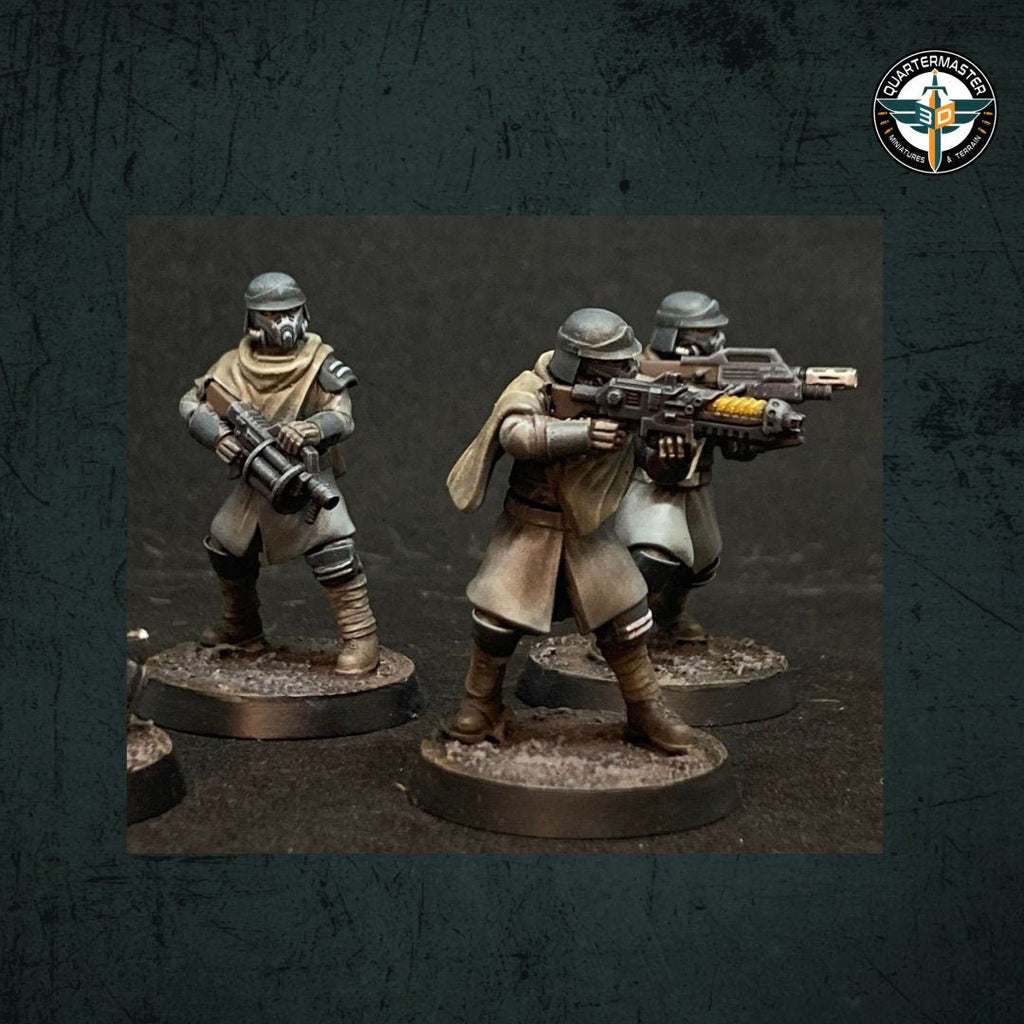 Trench Devils Modular Special Weapons - Quartermaster 3D - Sigmarite Boutique