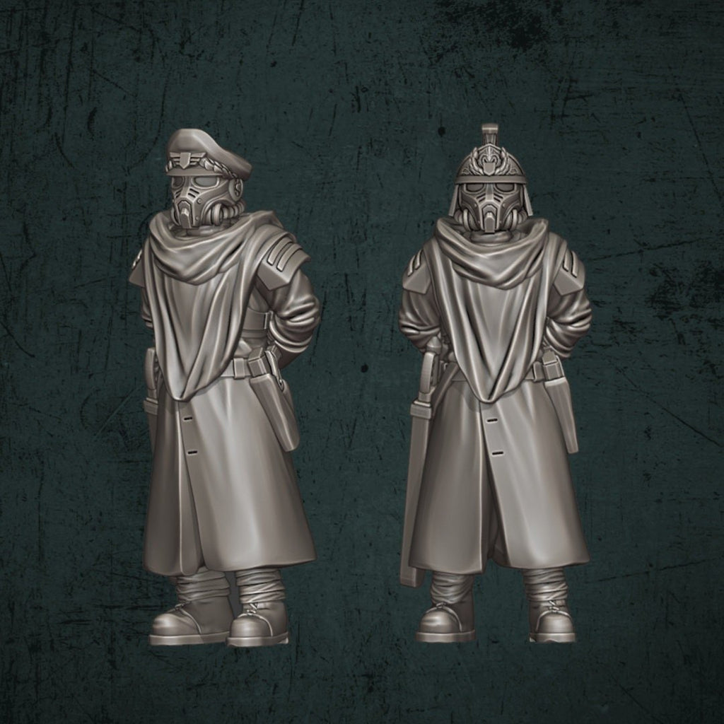 Trench Devils Officers and NCOs - Quartermaster 3D - Sigmarite Boutique