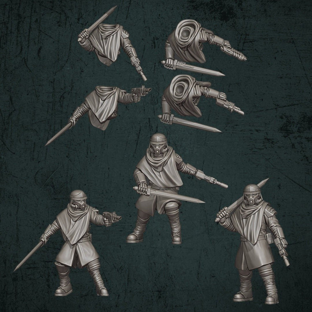 Trench Devils Officers and NCOs - Quartermaster 3D - Sigmarite Boutique